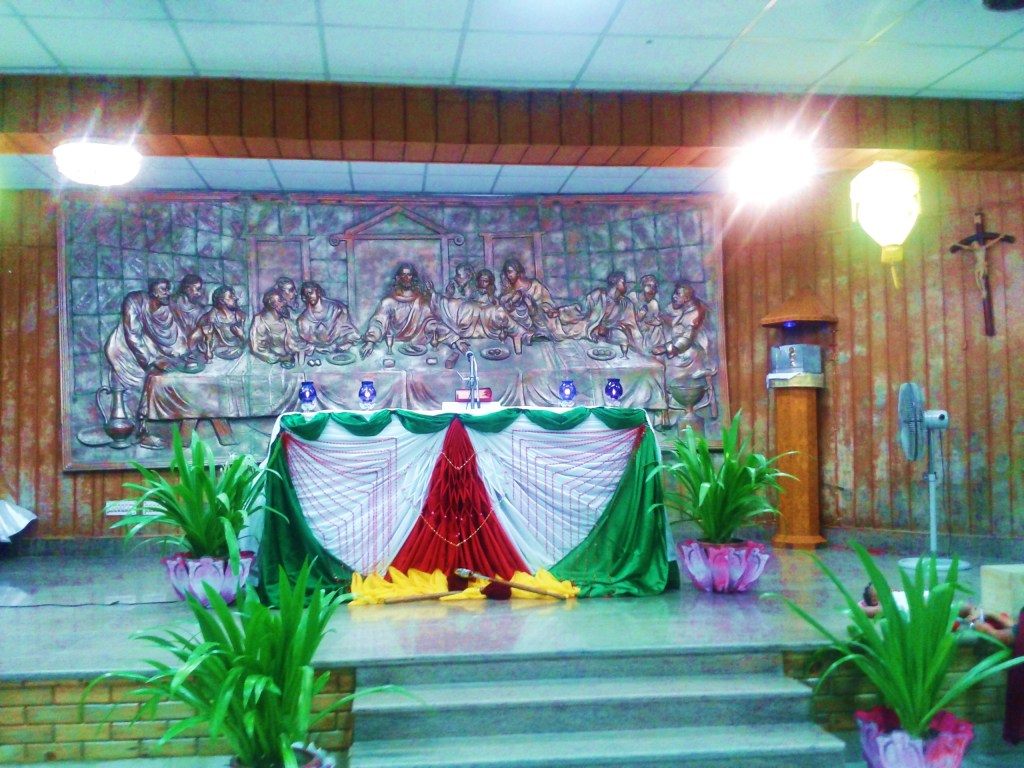 gestern mein erster indisch-katholischer Gottesdienst